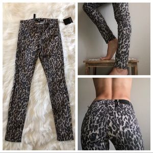 Else NWT cheetah print skinny jeans size 24